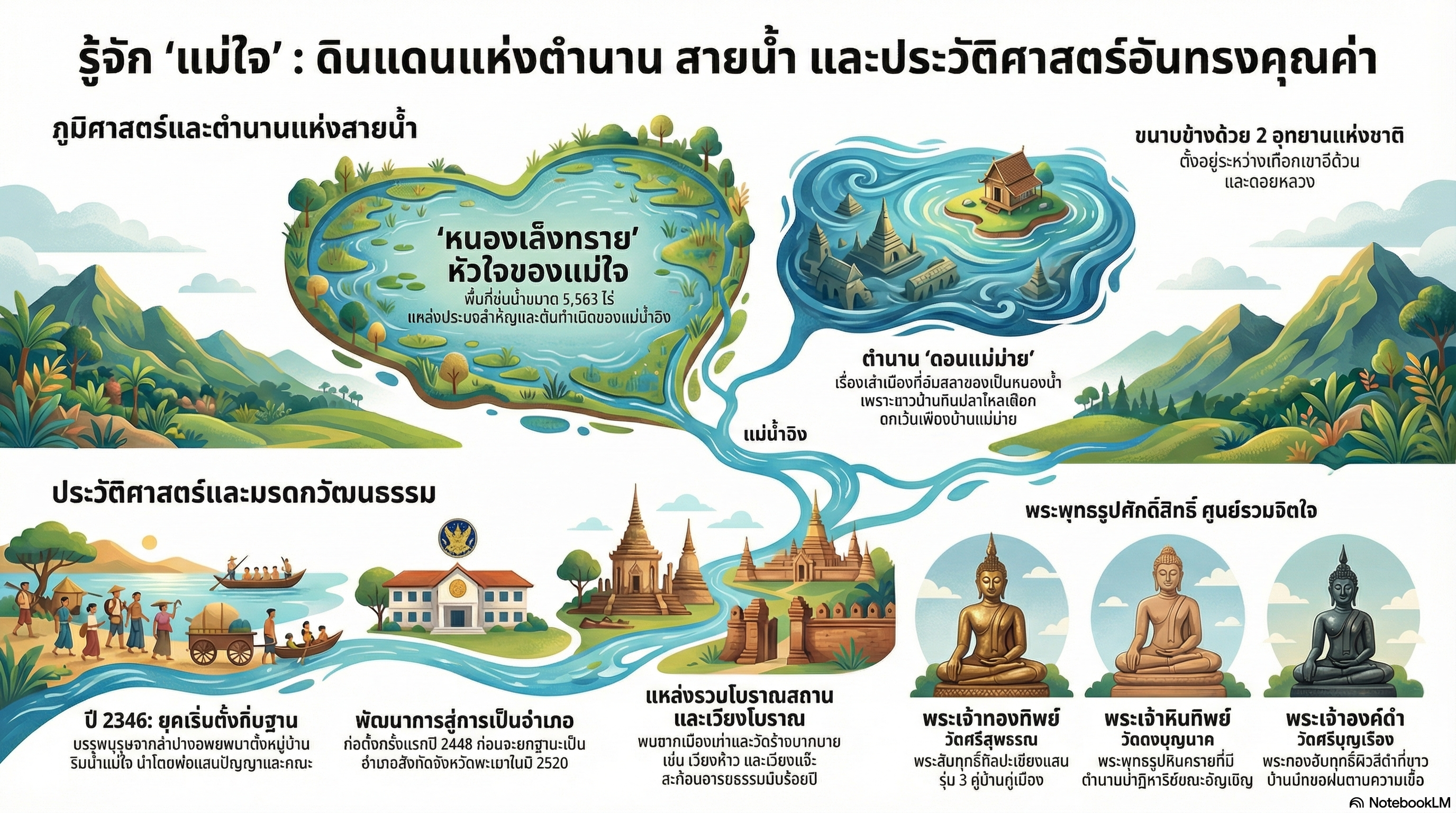 รู้จักแม่ใจ ดินแดนแห่งสายน้ำ และประวัติศาสตร์อันทรงคุณค่า