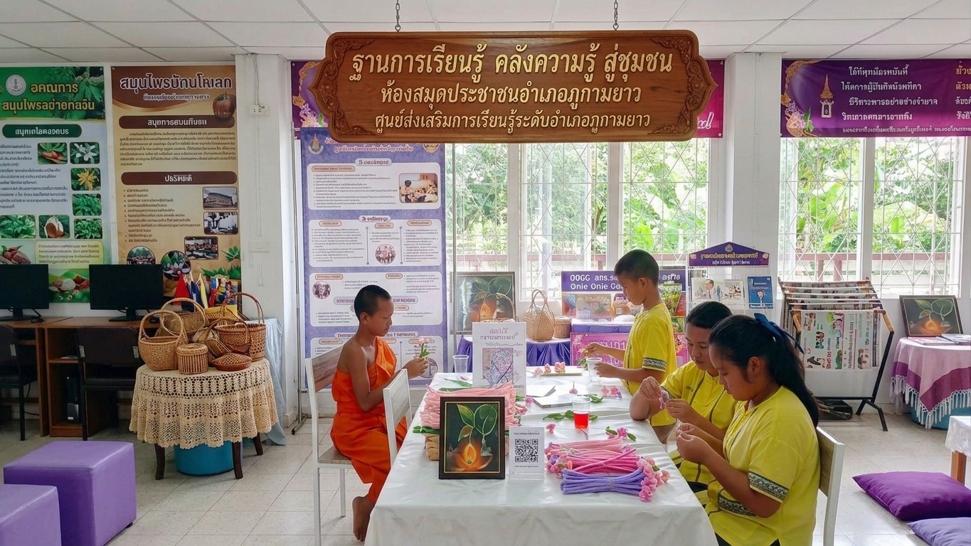 ฐานการเรียนรู้ “คลังความรู้สู่ชุมชน”